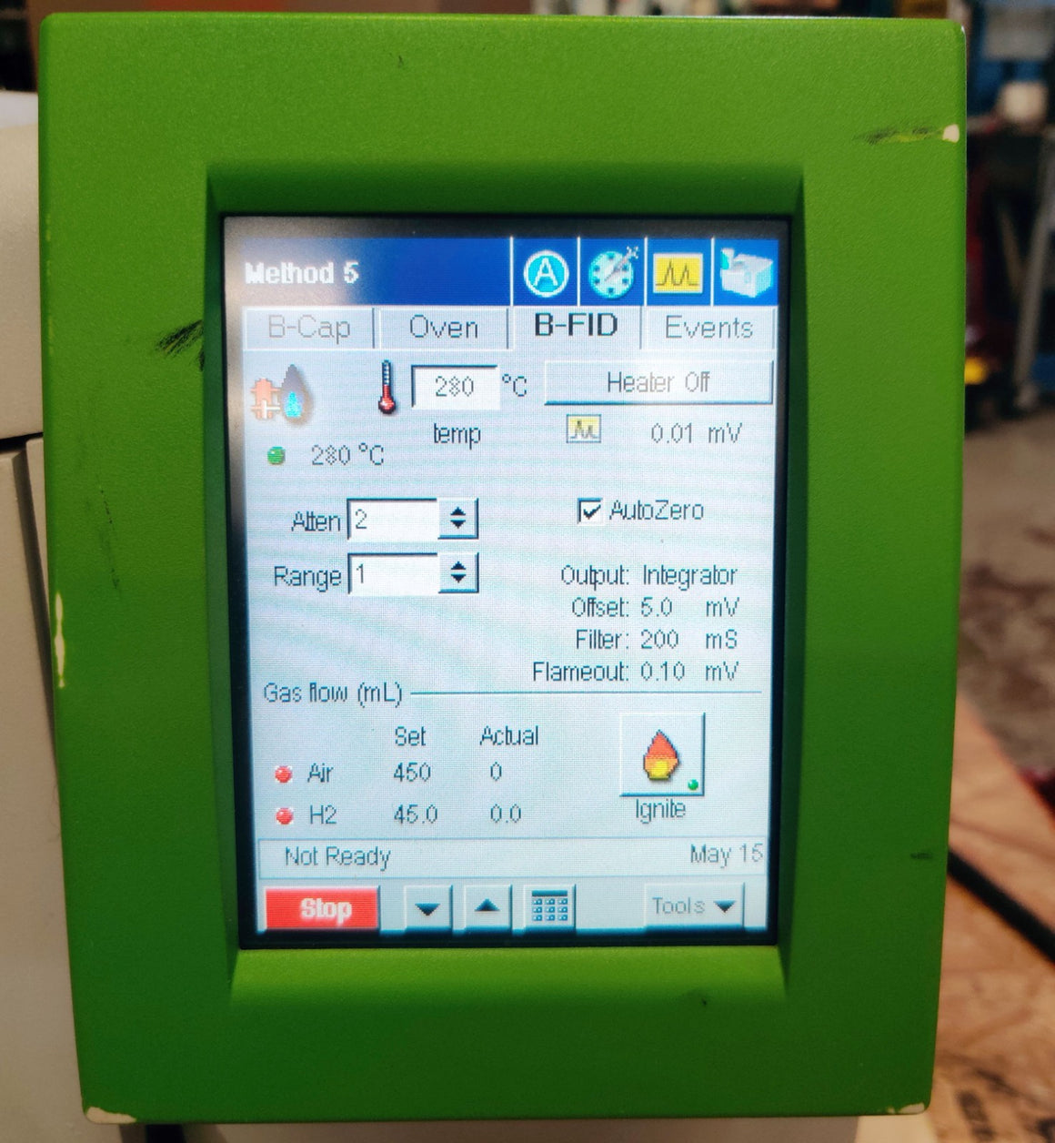 PerkinElmer Clarus 500 Gas Chromatograph dual FID Detector, Autosampler Tower