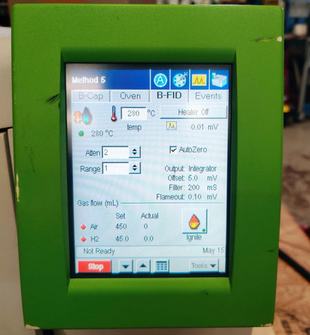 PerkinElmer Clarus 500 Gas Chromatograph dual FID Detector, Autosampler Tower