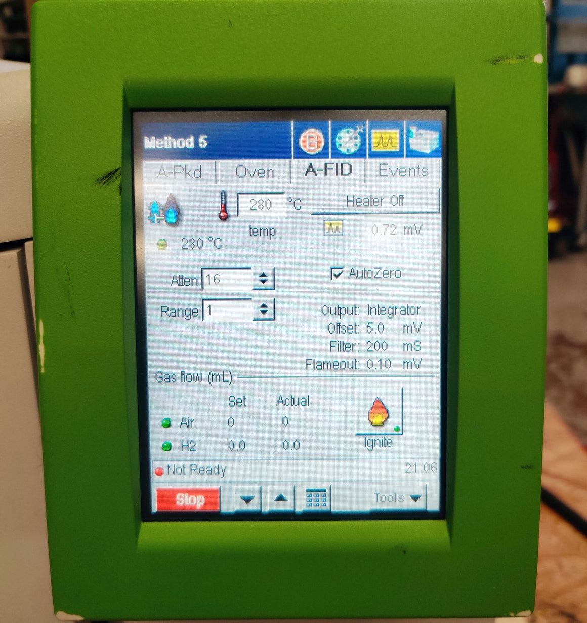 PerkinElmer Clarus 500 Gas Chromatograph dual FID Detector, Autosampler Tower