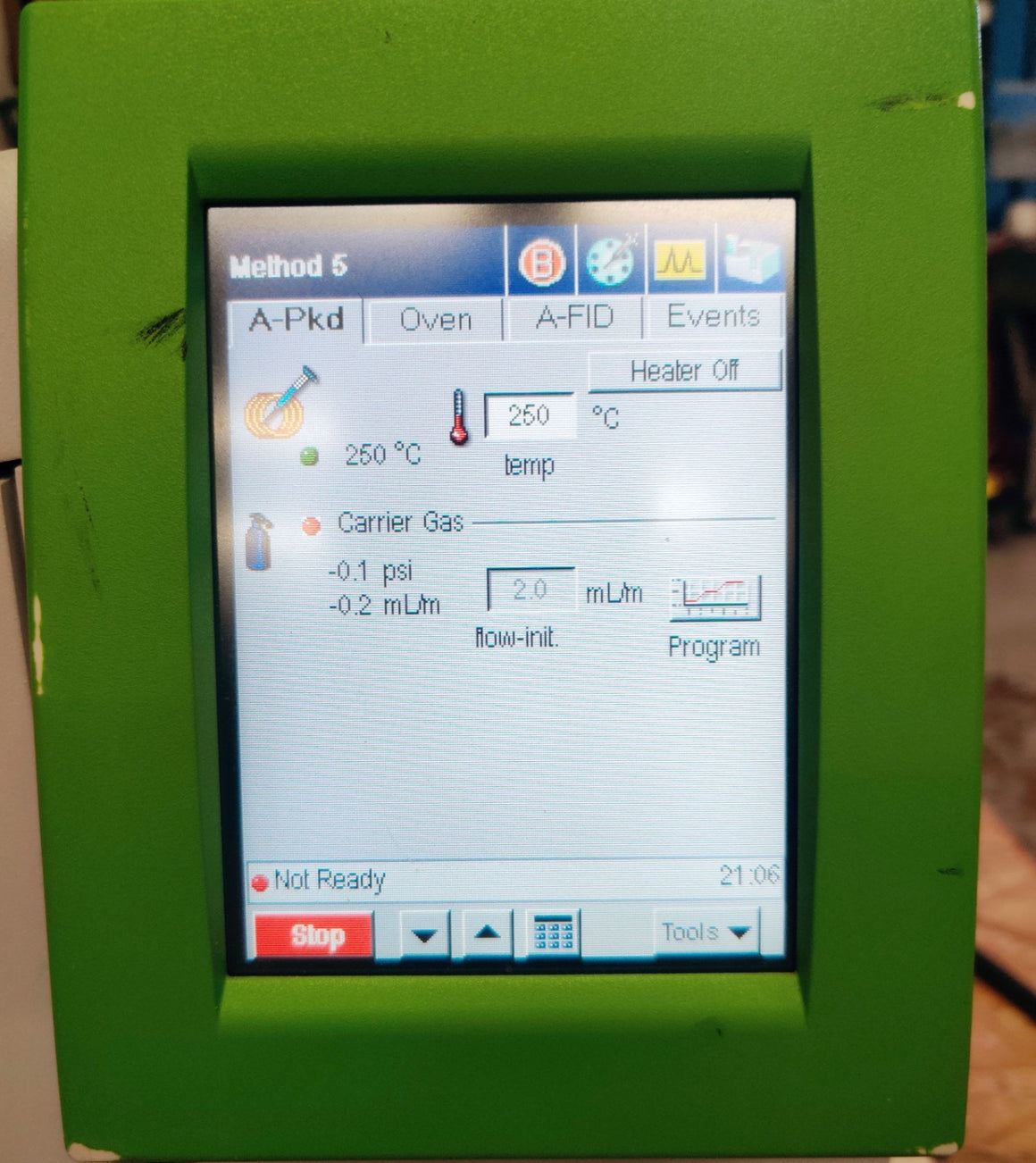 PerkinElmer Clarus 500 Gas Chromatograph dual FID Detector, Autosampler Tower