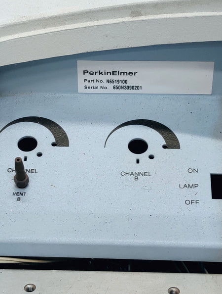 PerkinElmer Clarus 500 Gas Chromatograph dual FID Detector, Autosampler Tower