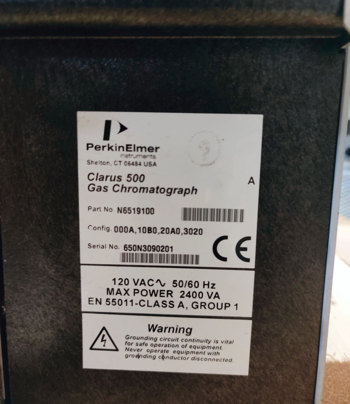 PerkinElmer Clarus 500 Gas Chromatograph dual FID Detector, Autosampler Tower