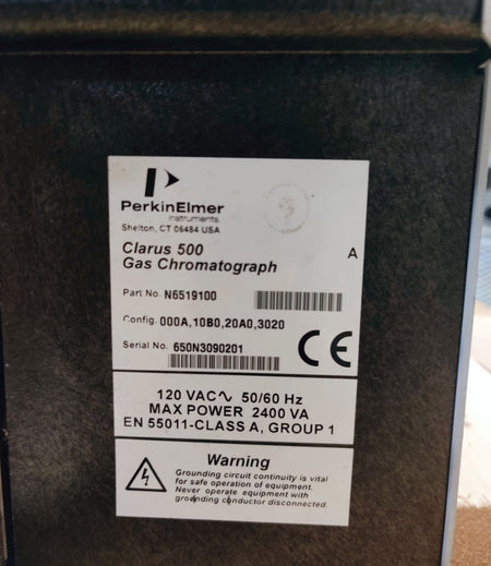 PerkinElmer Clarus 500 Gas Chromatograph dual FID Detector, Autosampler Tower