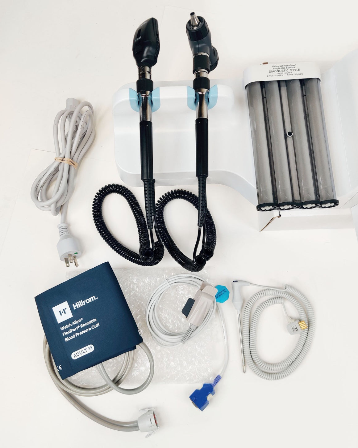Welch Allyn Connex Integrated Wall System 85NTVX w SpO2, Probe, Battery, Cuff