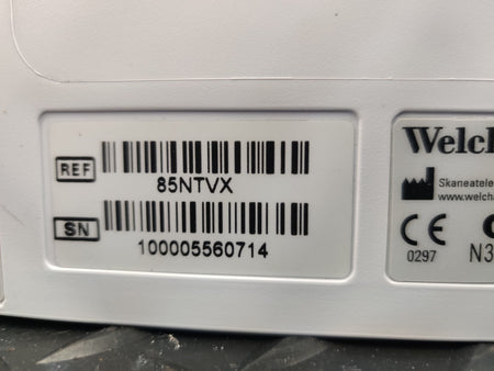 Welch Allyn Connex Integrated Wall System 85NTVX w SpO2, Probe, Battery, Cuff
