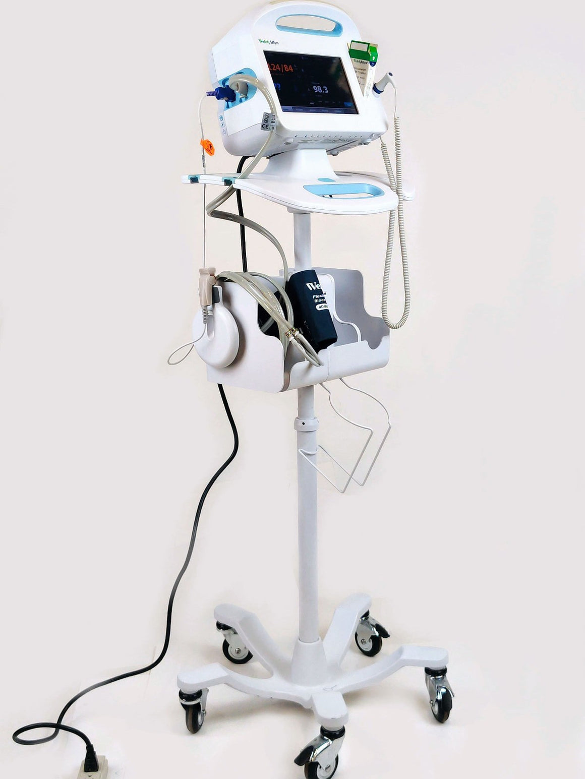 Welch Allyn Connex 6000 Vital Signs Monitor 67NXTX WiFi SpO2 Stand - 