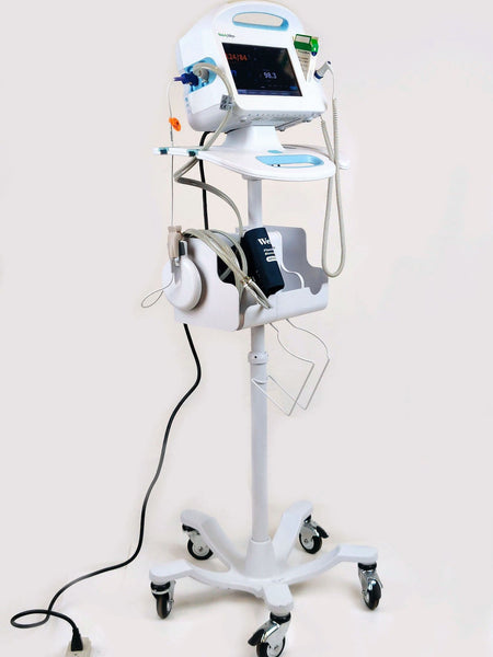 Welch Allyn Connex 6000 Vital Signs Monitor 67NXTX WiFi SpO2 Stand Temp MFD 2020 - 