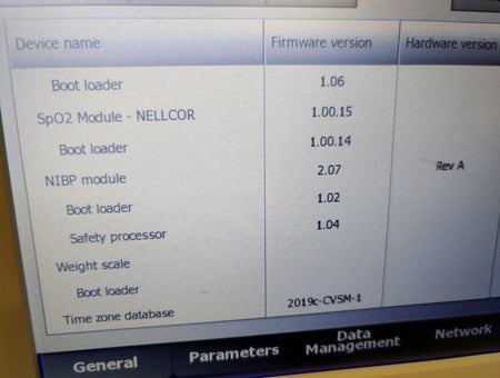Welch Allyn Connex 6000 Vital Signs Monitor 65NTXX, NIBP, SPO2, Cuff and Stand - 
