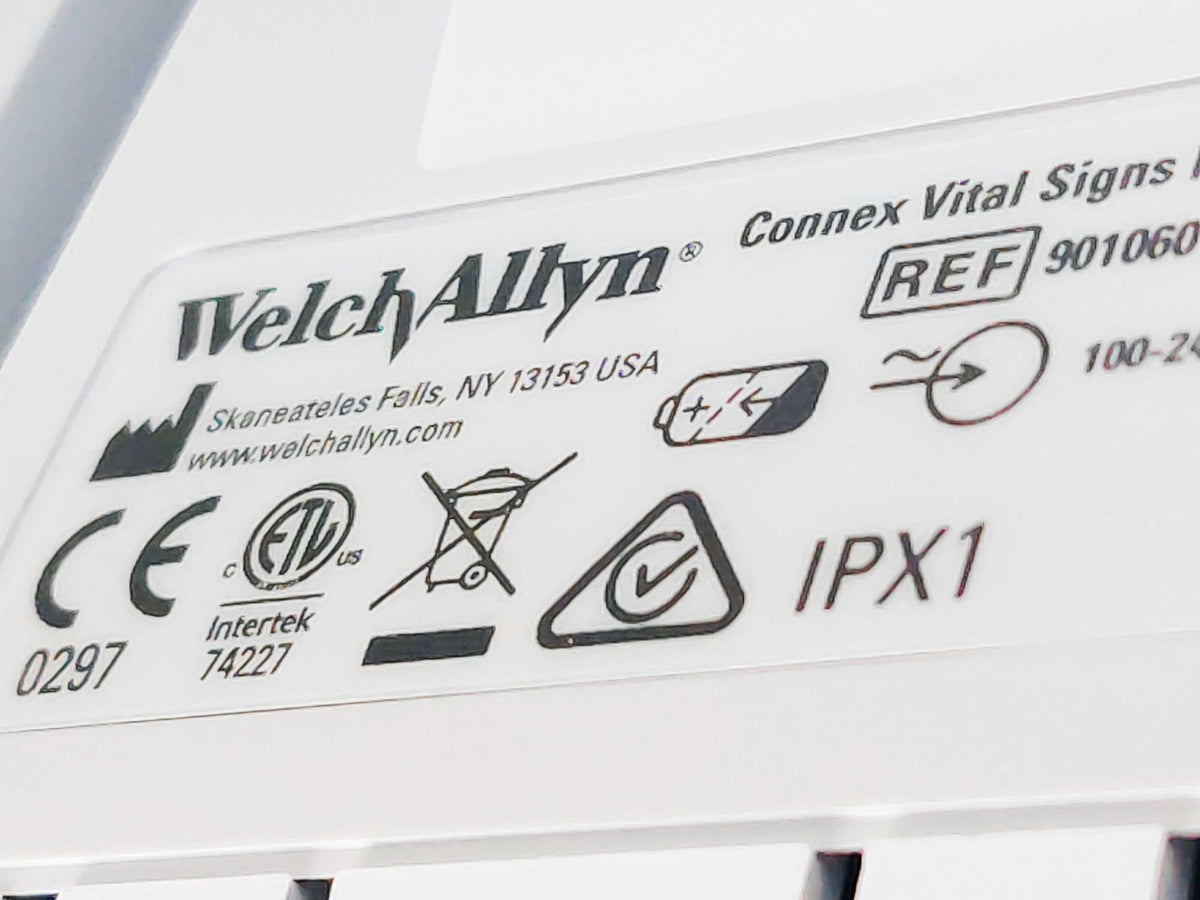 Welch Allyn Connex 6000 Vital Signs Monitor 65NTXX, NIBP, SPO2, Cuff and Stand - 