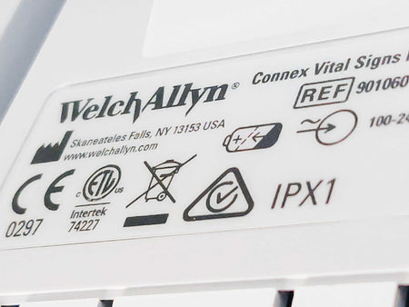 Welch Allyn Connex 6000 Vital Signs Monitor 65NTXX, NIBP, SPO2, Cuff and Stand - 