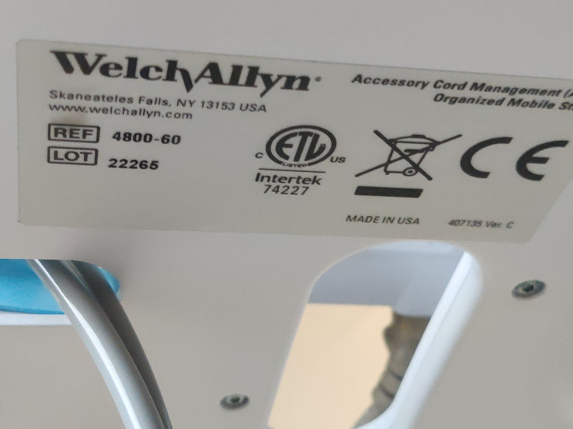 Welch Allyn Connex 6000 Vital Signs Monitor 65MTXX with SpO2, Temp, Cuff, - 