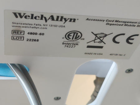 Welch Allyn Connex 6000 Vital Signs Monitor 65MTXX with SpO2, Temp, Cuff, - 
