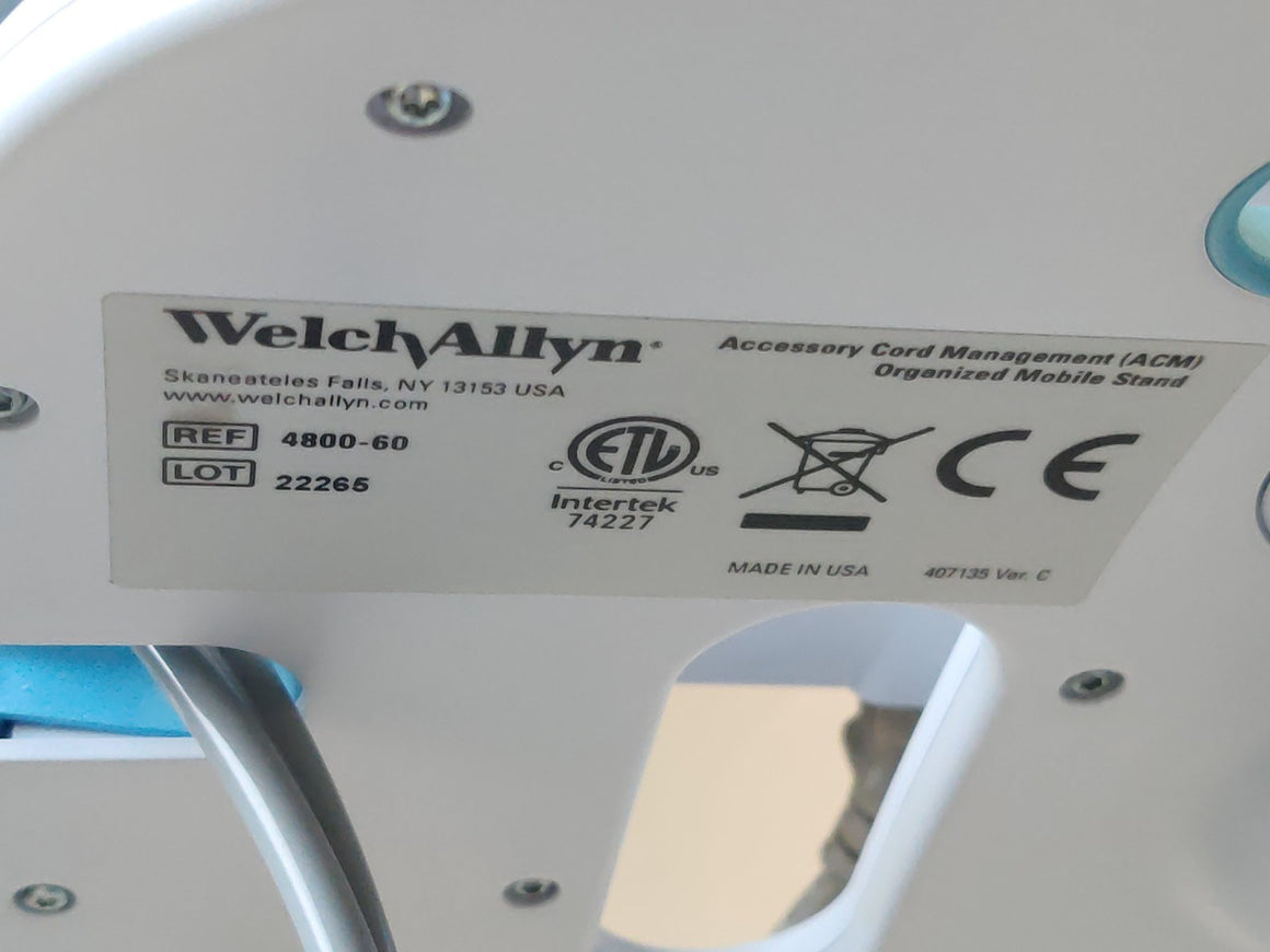 Welch Allyn Connex 6000 Vital Signs Monitor 65MTXX with SpO2, Temp, Cuff, - 
