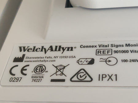 Welch Allyn Connex 6000 Vital Signs Monitor 65MTXX with SpO2, Temp, Cuff, - 