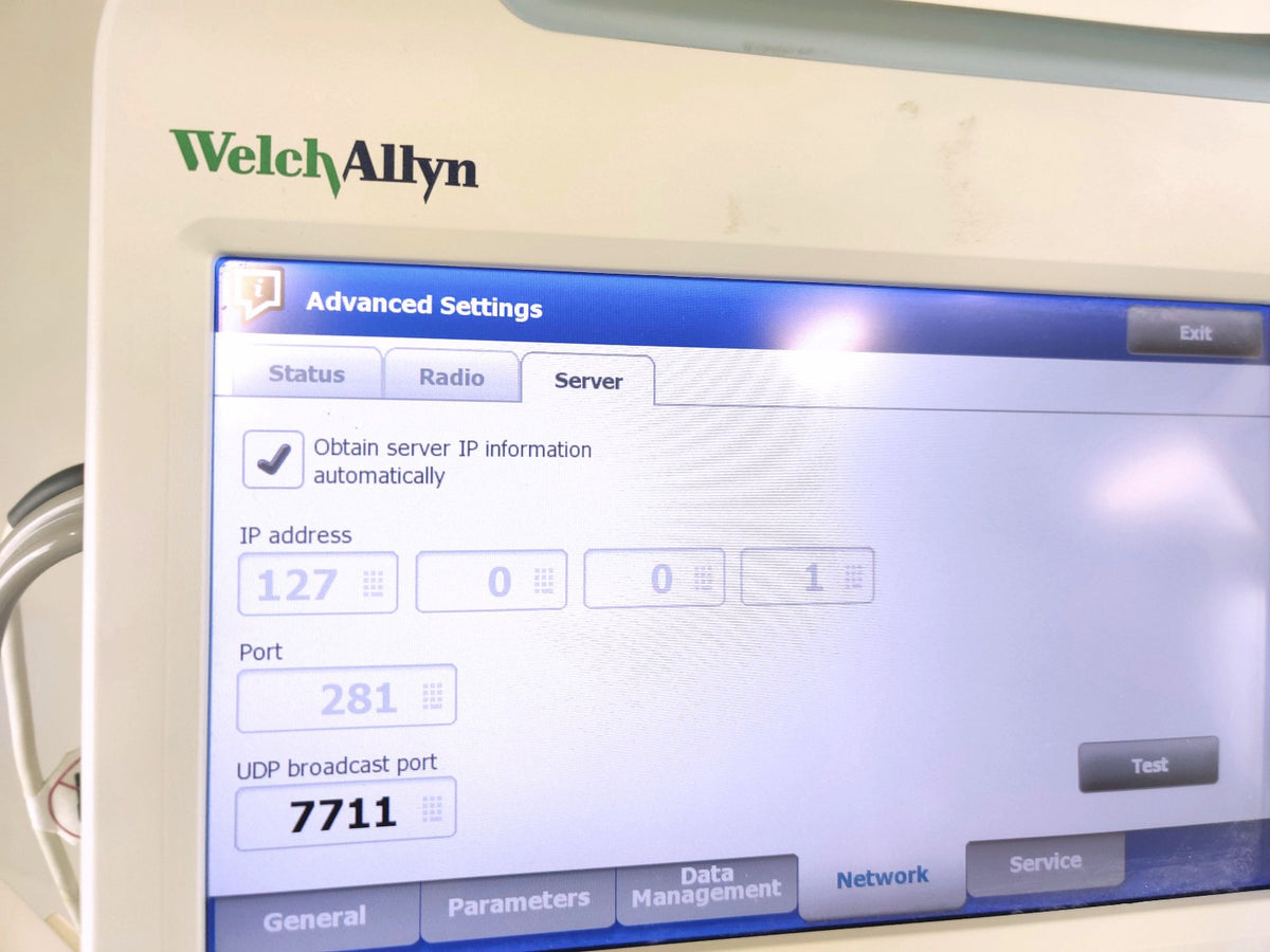 Welch Allyn Connex 6000 Vital Signs Monitor 68MXTX WIFI SpO2 Temp - 