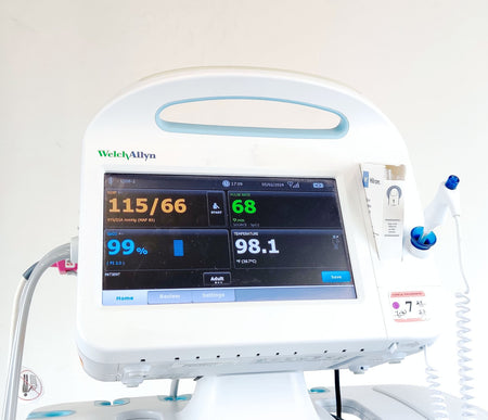 Welch Allyn Connex 6000 Vital Signs Monitor 68MXTX WIFI SpO2 Temp - 