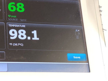 Welch Allyn Connex 6000 Vital Signs Monitor 68MXTX WIFI SpO2 Temp - 