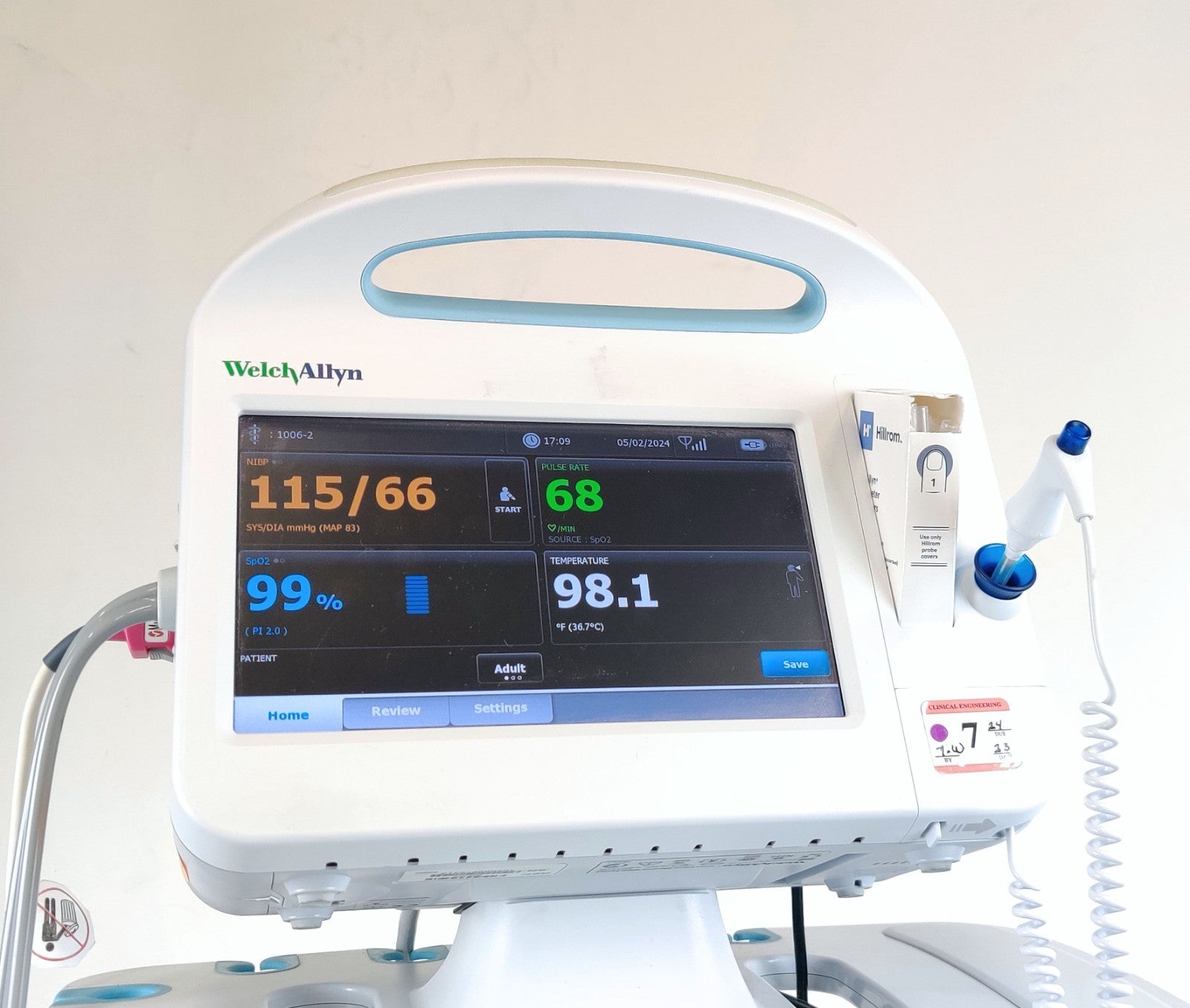 Vital Signs Monitor Welch Allyn 65MTXX Connex 6000