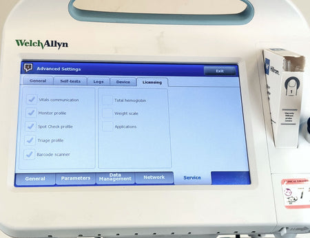 Welch Allyn Connex Vital Signs Monitor 6000 WIFI 65MTXX w Masimo, Mobile