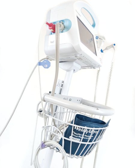 Welch Allyn Connex Vital Signs Monitor 6000 65MTXX w WIFI Masimo SPO2 Temp Stand