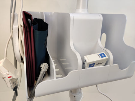 Welch Allyn Connex 6000 68MXTX Vital Signs Monitor WiFi SpO2 Stand Cuff - 