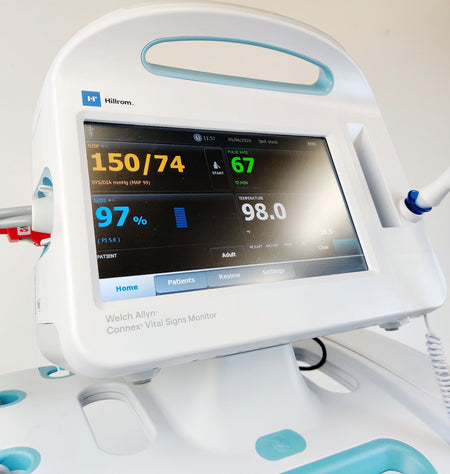 Welch Allyn Connex 6000 68MXTX Vital Signs Monitor WiFi SpO2 Stand Cuff - 