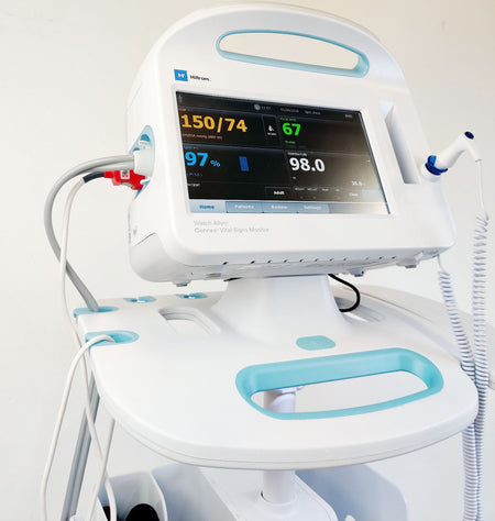 Welch Allyn Connex 6000 68MXTX Vital Signs Monitor WiFi SpO2 Stand Cuff - 