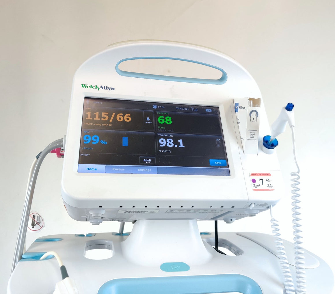 Welch Allyn Connex 6000 68MXTX Vital Signs Monitor WiFi Masimo SpO2 Temp - 