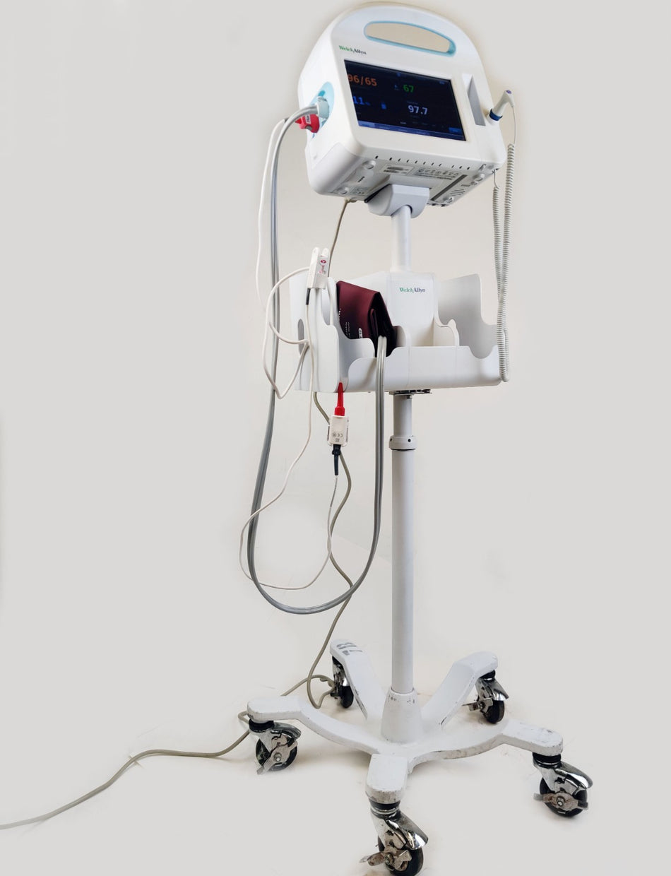 Welch Allyn Welch Allyn Connex Vital Signs Monitor 6000 WIFI 65MTXX w Masimo, Stand