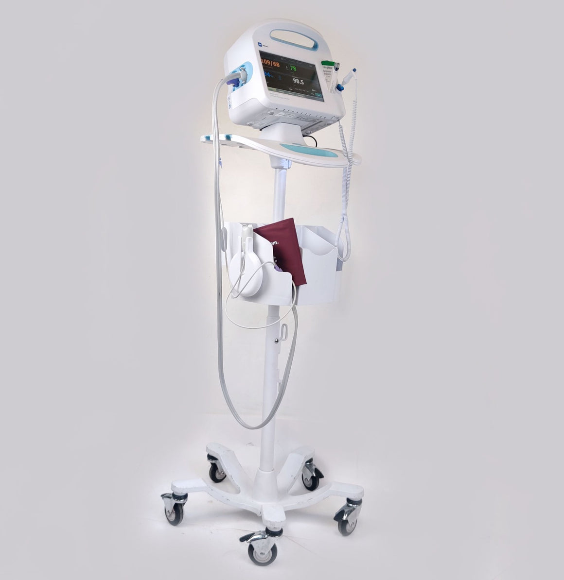 Welch Allyn Connex 6000 68NXTX Vital Signs Monitor WiFi SpO2 Stand Temp MFD 2023 - 