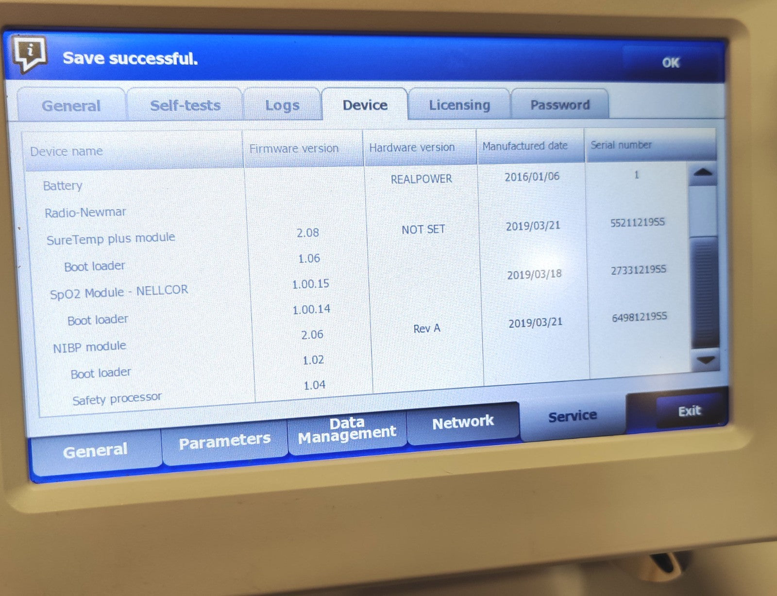 Welch Allyn Connex 6000 68NXTX Vital Signs Monitor WiFi SpO2 Stand Temp - 