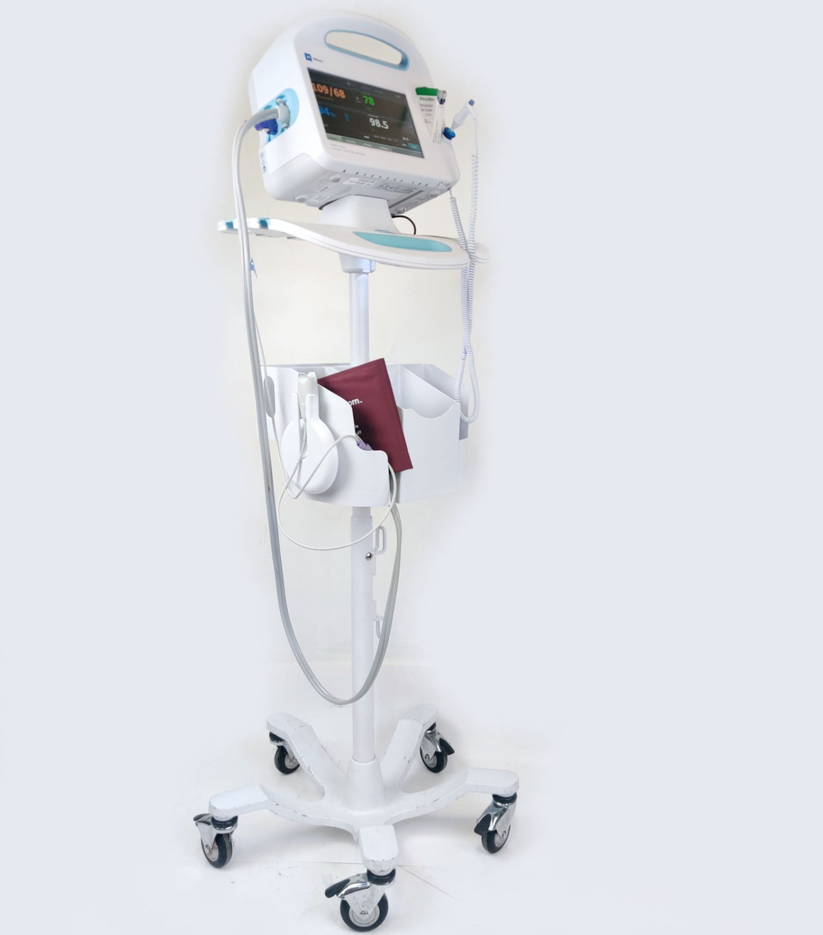 Welch Allyn Connex 6000 68NXTX Vital Signs Monitor WiFi SpO2 Stand Temp MFD 2023 - 