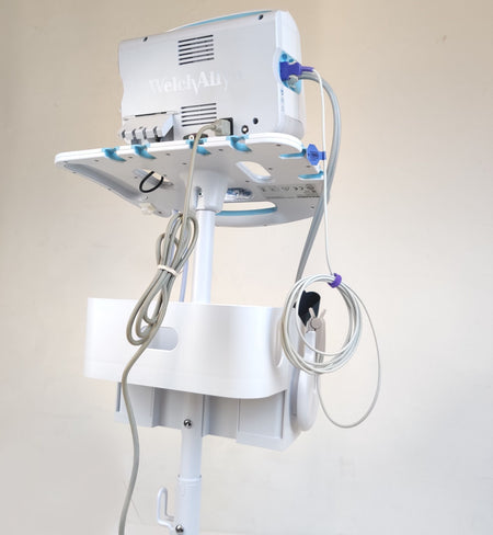 Welch Allyn Connex 6000 68NXTX Vital Signs Monitor WiFi SpO2 Stand Temp - 