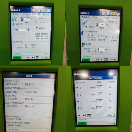 PerkinElmer Clarus 680 Gas Chromatograph N665968E. Power tested