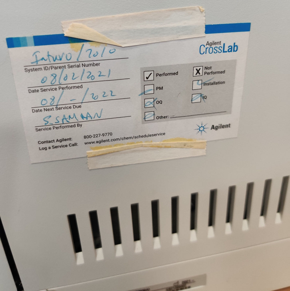Agilent Intuvo 9000 G3950A Gas Chromatograph w/ S/SL Inlet Injector. 2021