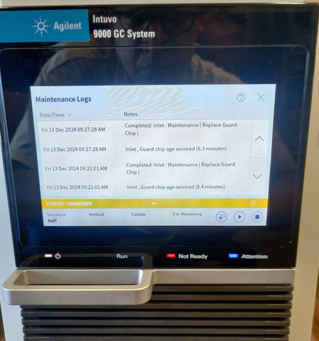Gas Chromatograph system Agilent G3950A intuvo 9000