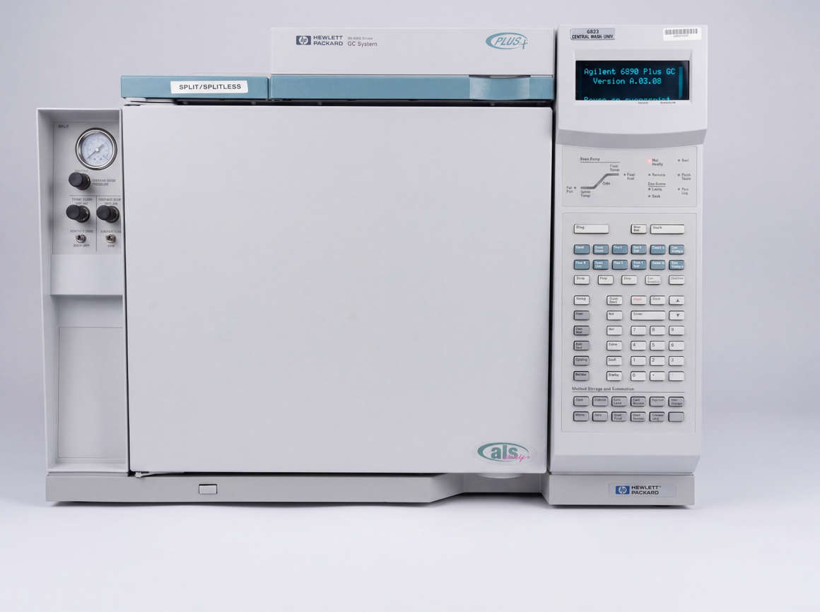Agilent 6890 Plus Gas Chromatograph G1530A TCD Detector and S/SL Injector Tested