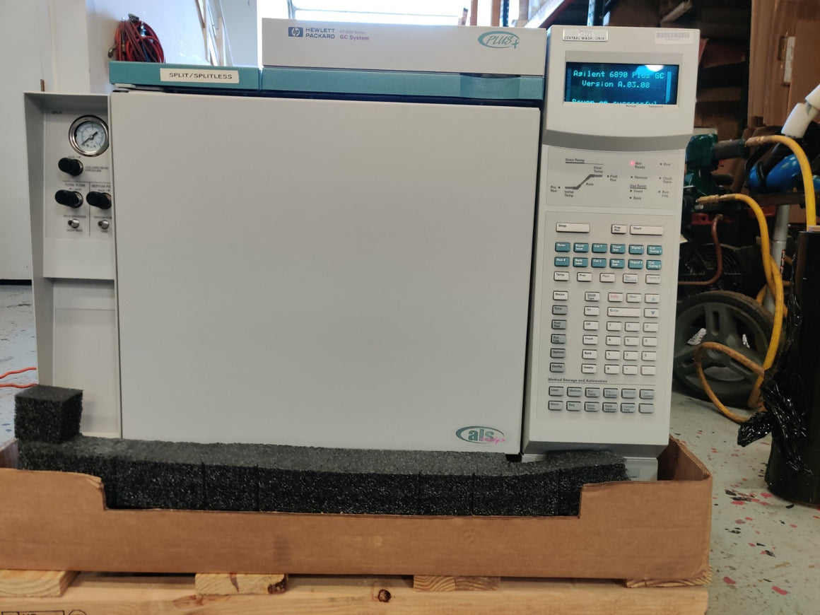 Agilent 6890 Plus Gas Chromatograph G1530A TCD Detector and S/SL Injector Tested