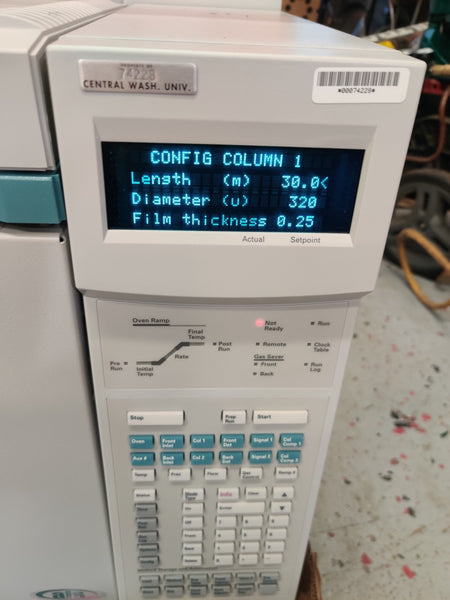 Agilent 6890 Plus Gas Chromatograph G1530A TCD Detector and S/SL Injector Tested