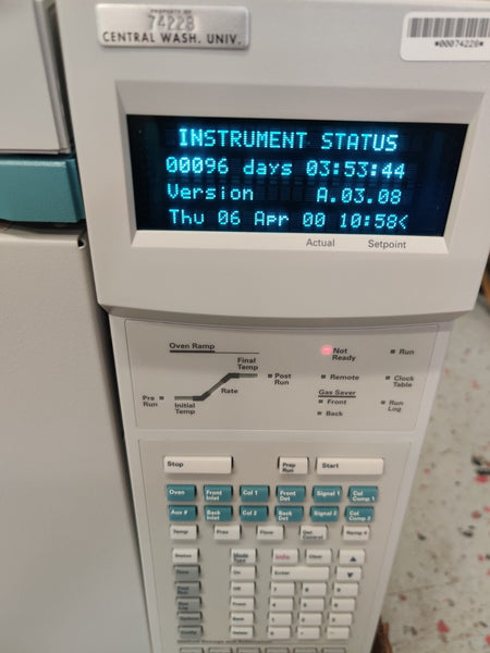 Agilent 6890 Plus Gas Chromatograph G1530A TCD Detector and S/SL Injector Tested