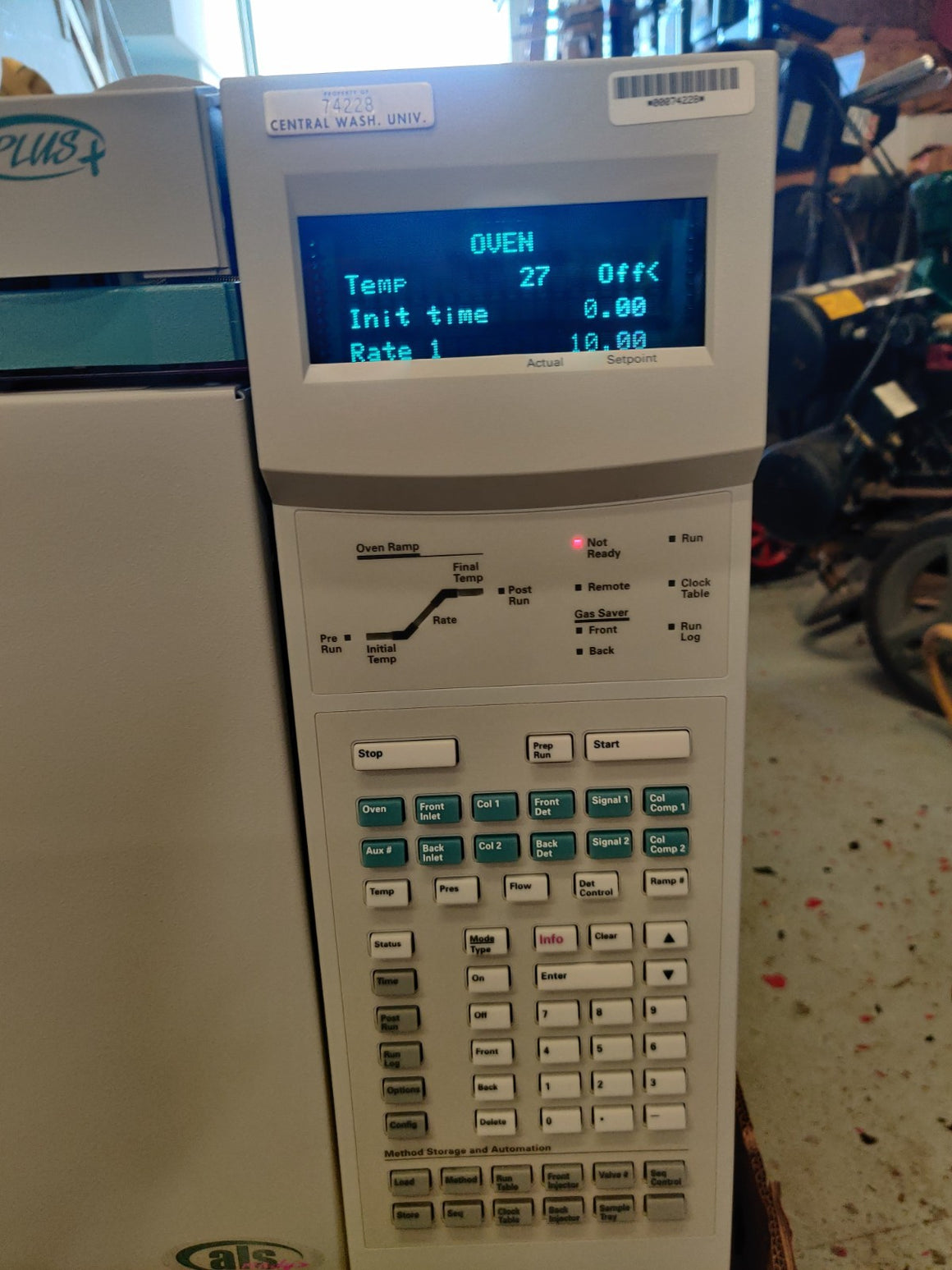 Agilent 6890 Plus Gas Chromatograph G1530A TCD Detector and S/SL Injector Tested
