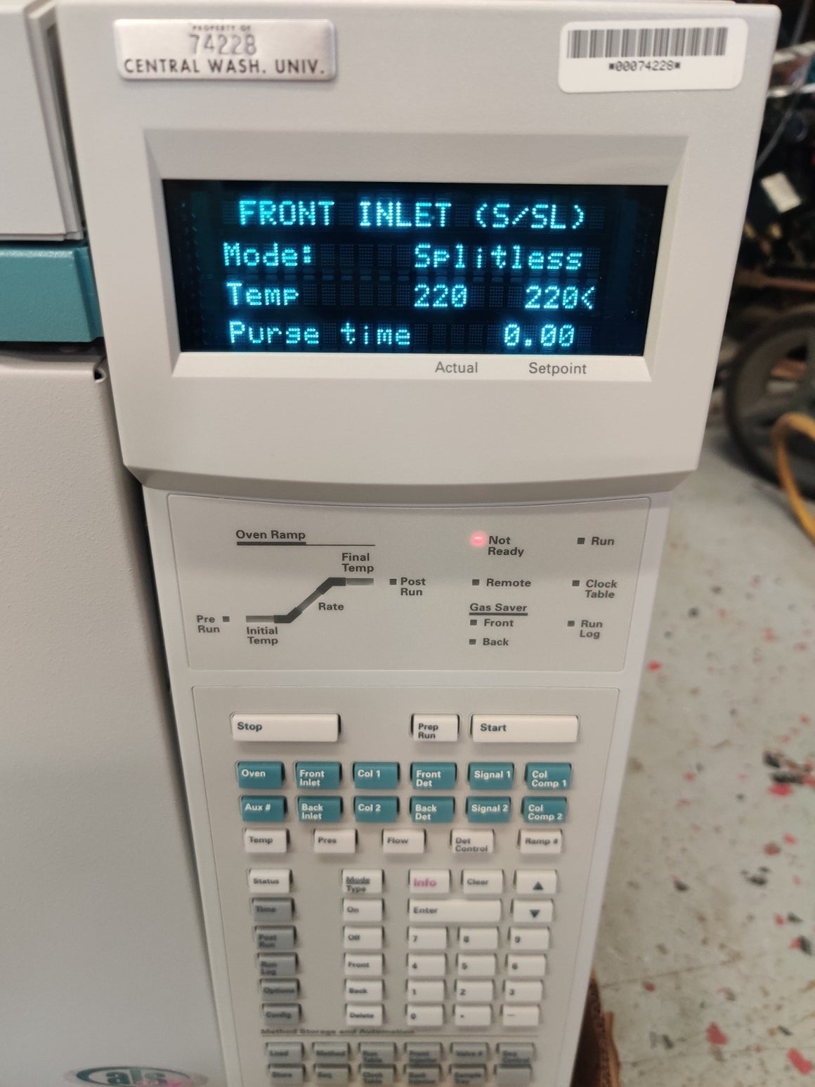 Agilent 6890 Plus Gas Chromatograph G1530A TCD Detector and S/SL Injector Tested