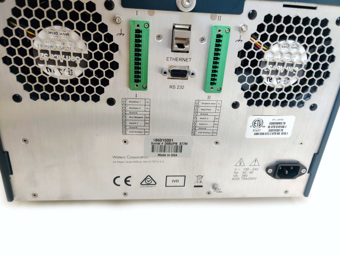 Waters Acquity UPLC Binary Solvent Manager UPB 186015001 Green Light Status