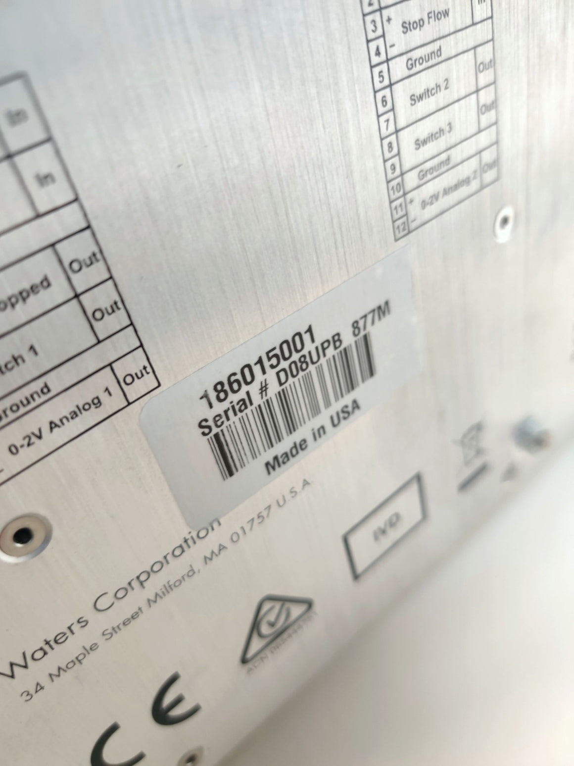 Waters Acquity UPLC Binary Solvent Manager UPB 186015001 Green Light Status