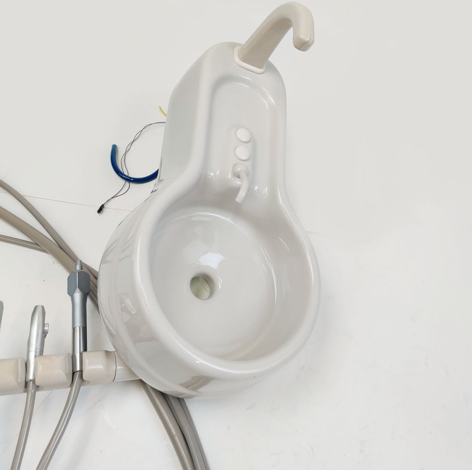 A-dec A-dec Cascade Dental Cuspidor 7284 w/ Assistant Instrumentation