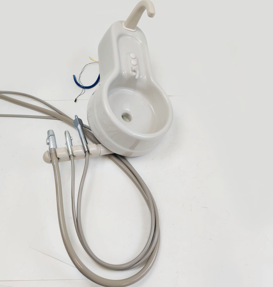 A-dec Cascade Dental Cuspidor 7284 w/ Assistant Instrumentation - 
