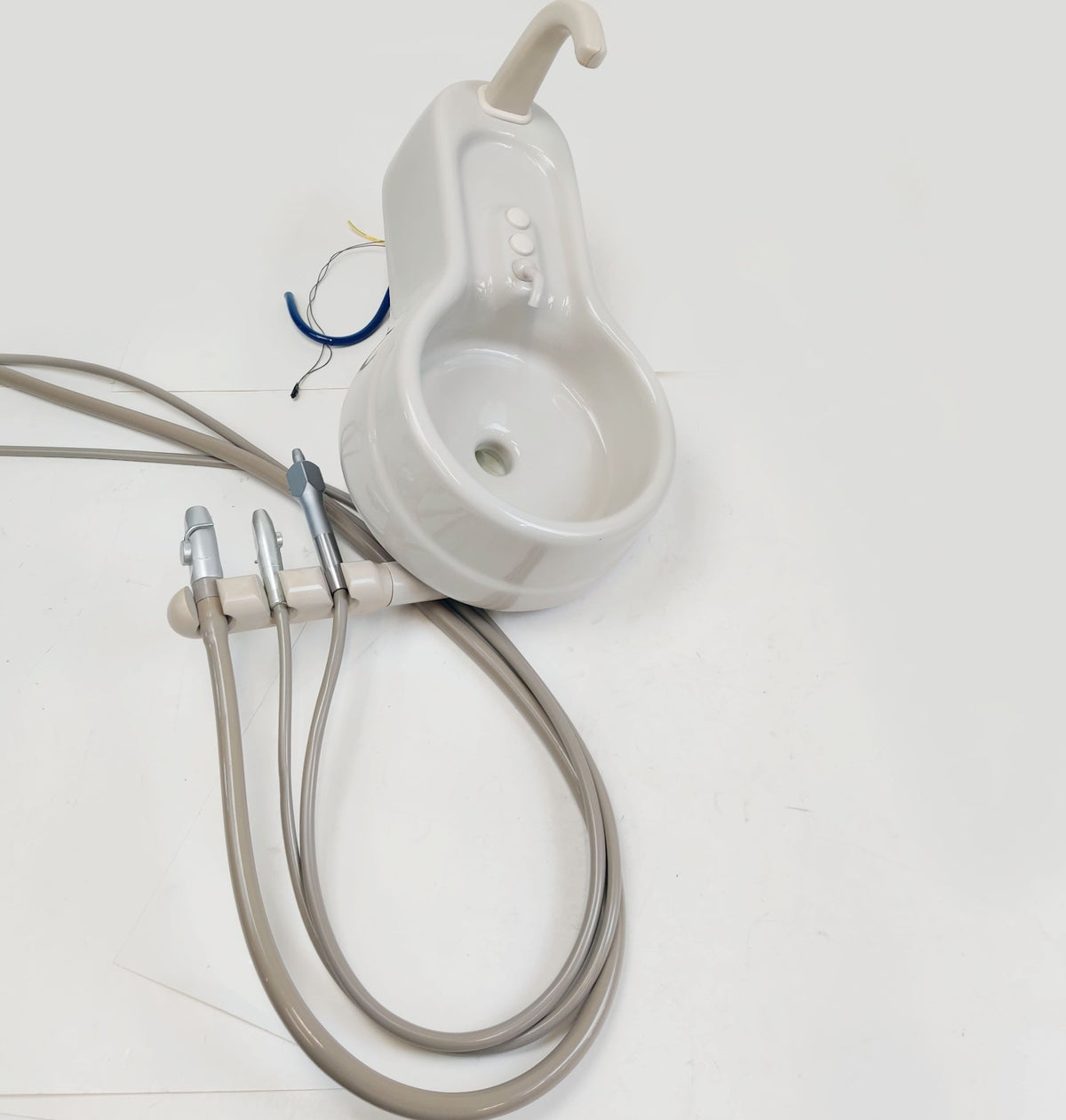 A-dec Cascade Dental Cuspidor 7284 w/ Assistant Instrumentation - 