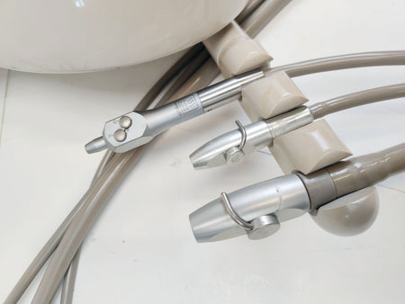 A-dec Cascade Dental Cuspidor 7284 w/ Assistant Instrumentation - 