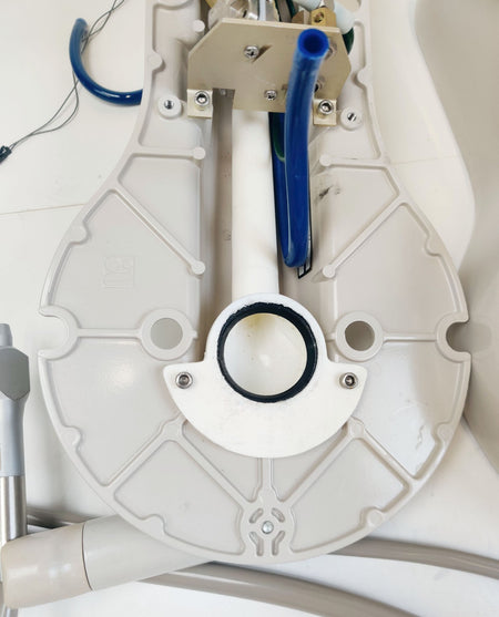 A-dec Cascade Dental Cuspidor 7284 w/ Assistant Instrumentation - 