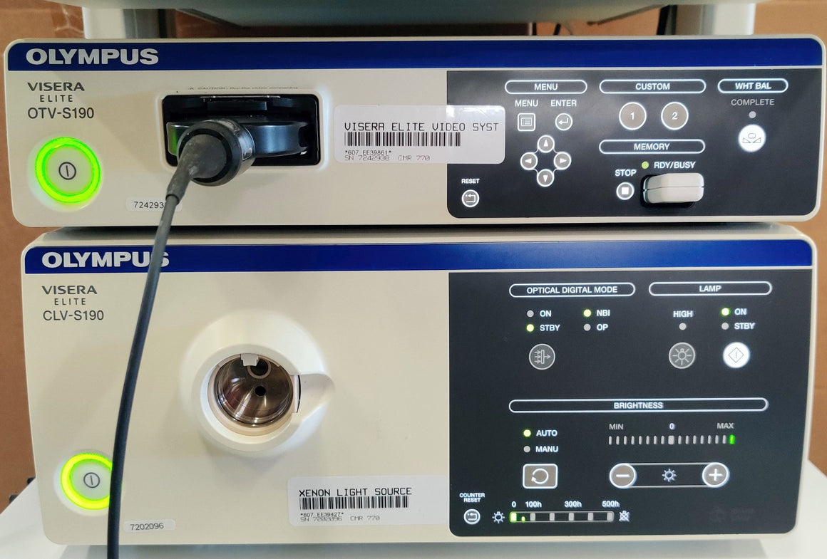 Olympus OTV-S190 Video System with CLV-S190 Light Source, MAJ-1959 Cable - 